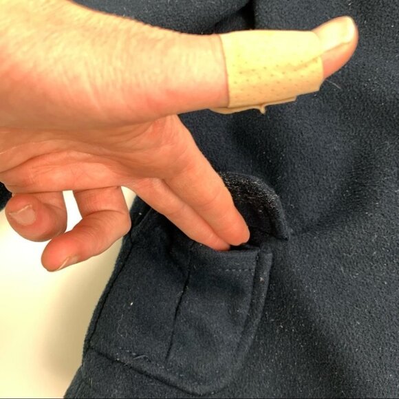 Toddler Girl Mexx Navy  Pea Coat 18M - Picture 7 of 11